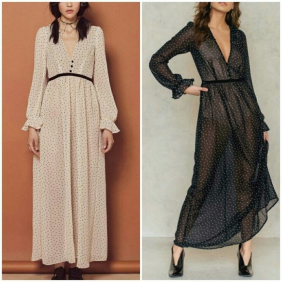 🔥LAST 1🔥NWT FOR LOVE & LEMONS MAXI DRESS - Picture 2 of 4